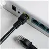Gizzu Cat6 UTP Fly Lead Ethernet Network Cable 20cm - Black