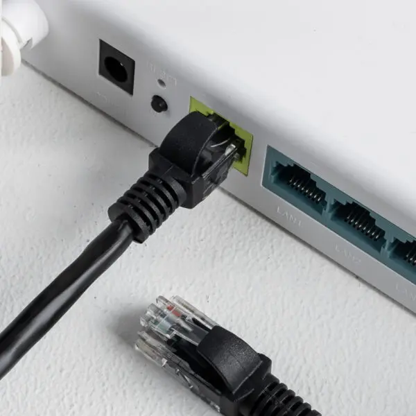 Gizzu Cat6 UTP Fly Lead Ethernet Network Cable 50cm – Black