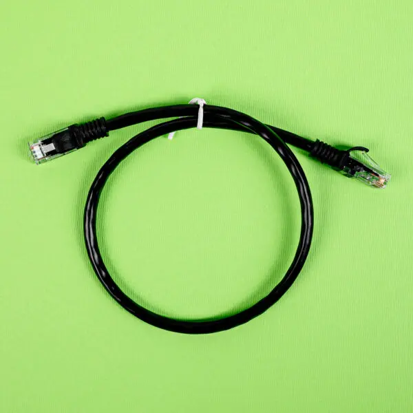 Gizzu Cat6 UTP Fly Lead Ethernet Network Cable 50cm – Black