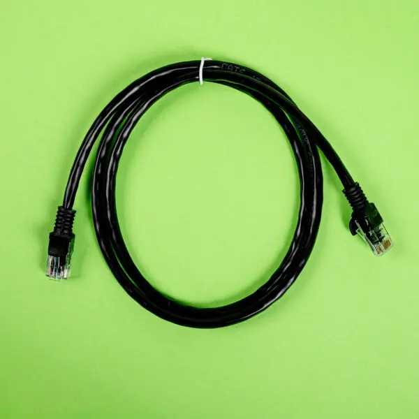 Gizzu Cat6 UTP Fly Lead Ethernet Network Cable 1m – Black