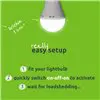 Gizzu Everglow Rechargeable Warm White Emergency Downlight Bulb