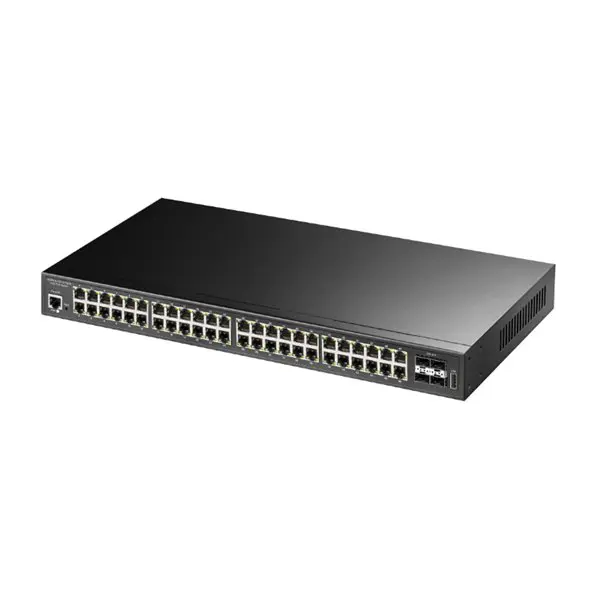 GS2048PS4 wr 02 Cudy 48 Port Layer 2 Managed Gigabit PoE Switch