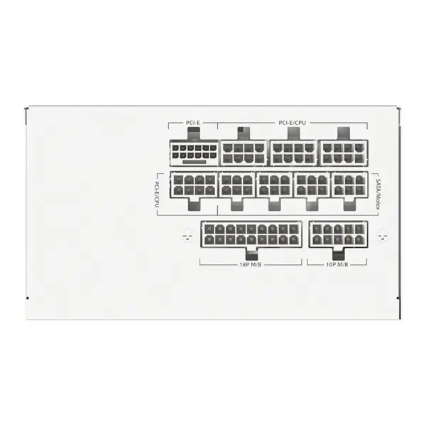 Antec GSK 850W GEN5 ATX3.1 and PCIE5.1 80 Plus Gold Fully Modular White