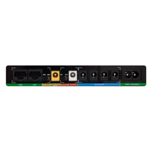 GIZZU 60W 65Wh 17600mAh Mini POE DC UPS Lithium - Black