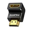 UGREEN HD112 HDMI 4K Male to Female Down-angled Connector - Black