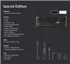 Keychron K4 HE 96% Magnetic Switch Hot-Swap RGB Wireless Keyboard – White (Wood + Aluminium)