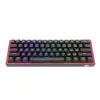 Redragon K616 FIZZ Pro 61-Key RGB Mechanical Gaming Keyboard – Black (60%, RGB, Wireless/Wired, Hot-Swappable)