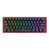 Redragon K616 FIZZ Pro 61-Key RGB Mechanical Gaming Keyboard – Black (60%, RGB, Wireless/Wired, Hot-Swappable)