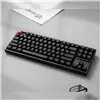 Keychron K8 QMK 80% TKL Wireless Mechanical Keyboard V2 Red Switches - Black