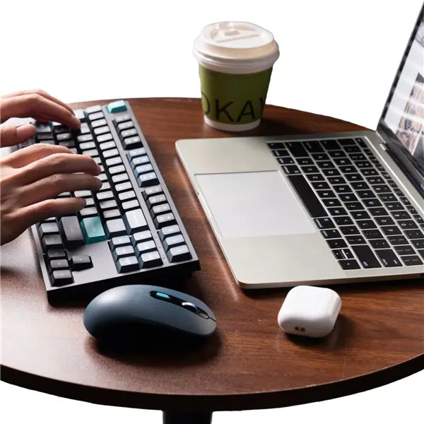 Keychron B33 80% TKL Wireless Keyboard and Mouse Combo – Black/Green