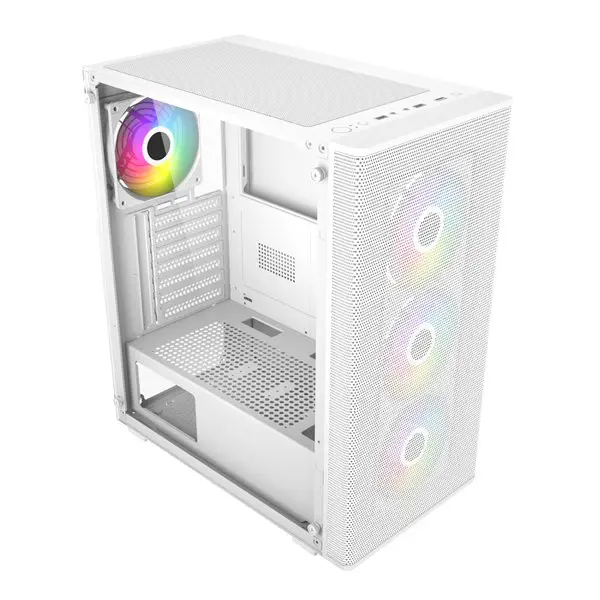 FSP M220 ATX Mid Tower Gaming Chassis - White