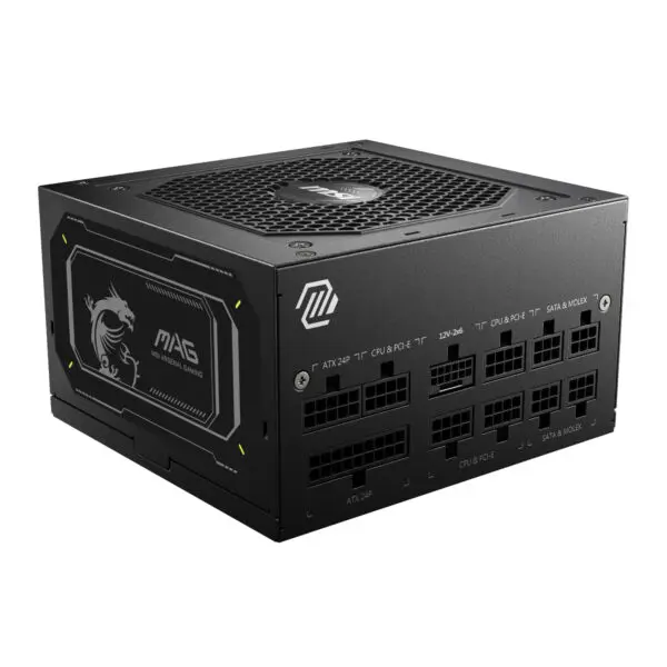 MSI MAG A850GL PCIe5 ATX3.1 80 PLUS Gold Modular Power Supply