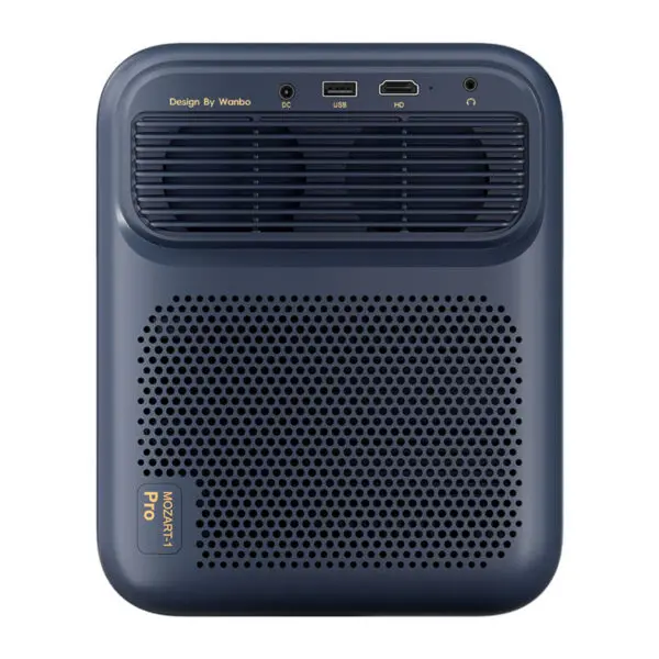 WANBO MOZART 1 PRO 1080P 900ANSI Android 11 Smart Home Theatre Projector - Dark Blue