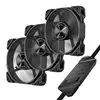 Antec NOVA 120 PWM Fan 3 Pack with Speed Controller - Black