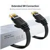 UGREEN NW102 Cat6 U/UTP Flat Ethernet Cable 0.5m - Black
