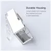 UGREEN NW111 RJ45 Cat6 Ethernet Network Head 100 Pack - Silver/Transparent