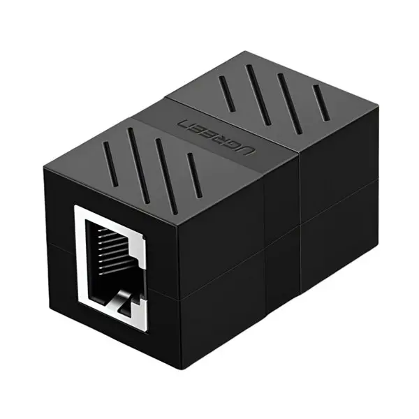 UGREEN RJ45 1Gbps Ethernet Cable Extender Adapter - Black