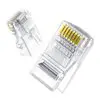 UGREEN Cat6 RJ45 Modular Plugs - Transparent with Gold Contacts (10 Pieces)