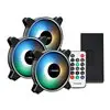 PCBuilder Tempest Chill Fan Kit 3x120MM Dual Glow ARGB Fan + Controller + RF Remote