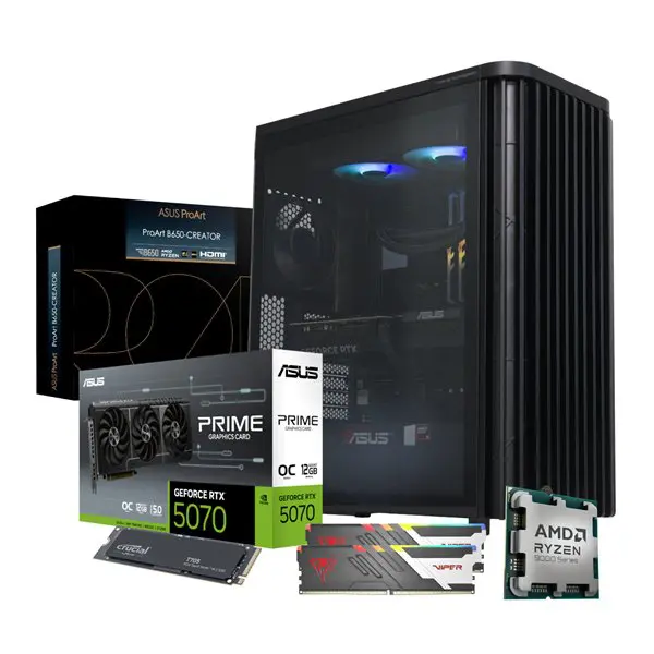PCBuilder Ryzen 9 9900X MICHELANGELO Windows 11 Creator PC