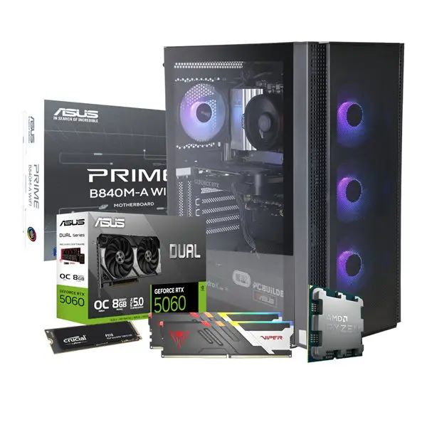 PCBuilder Ryzen 5 8400F OBLIVION Windows 11 Gaming PC