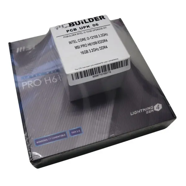 PCBuilder Intel Core i3-12100 LEVEL UP Core Upgrade Kit