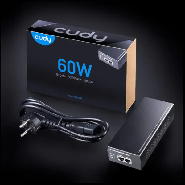 Cudy 60W Gigabit PoE+ Injector