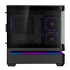Asus Prime AP202 ARGB Curved Tempered Glass Micro-ATX Chassis – Black