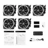 Antec Prizm 120 ARGB Case Fan 5 Pack + Controller - Black