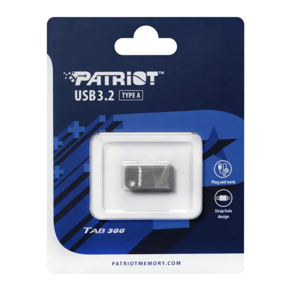 Patriot TAB300 Dark Shadow 128GB USB 3.2 Gen1 Flash Drive