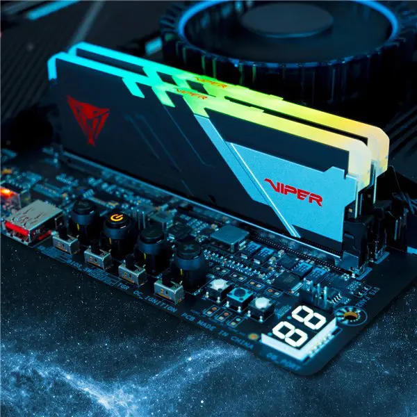 Patriot Viper Venom 64GB Kit (2x32GB) 6000MHz DDR5 Desktop Gaming Memory RGB