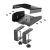 PXN VD6 Direct Drive Sim Racing Wheel | PD-HM Dual Pedal | Z9 Clamp Bundle