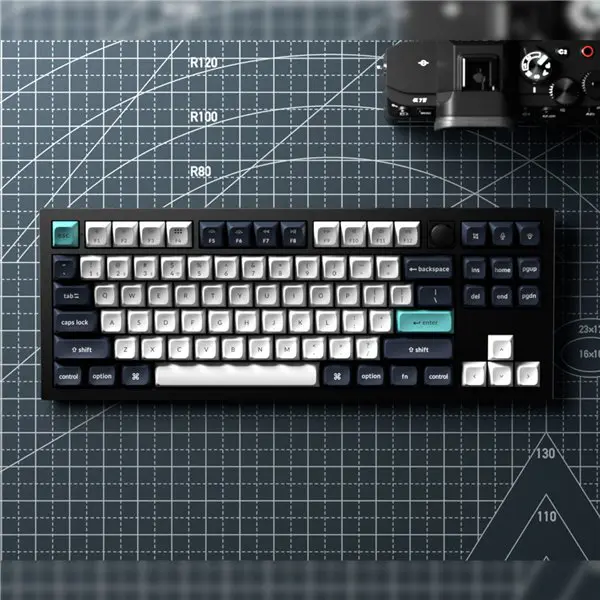 Keychron Q3 Max QMK/VIA 80% Wireless Custom Mechanical Keyboard (Banana Switch) - Carbon Black