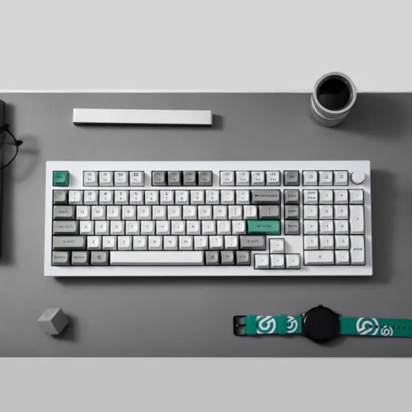 Keychron Q5M-P1 QMK/VIA Wireless Custom Keyboard - Shell White