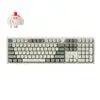 Keychron Q6 Max QMK/VIA Wireless Custom Mechanical Keyboard KSA Gateron Red Jupiter Switches - Shell White