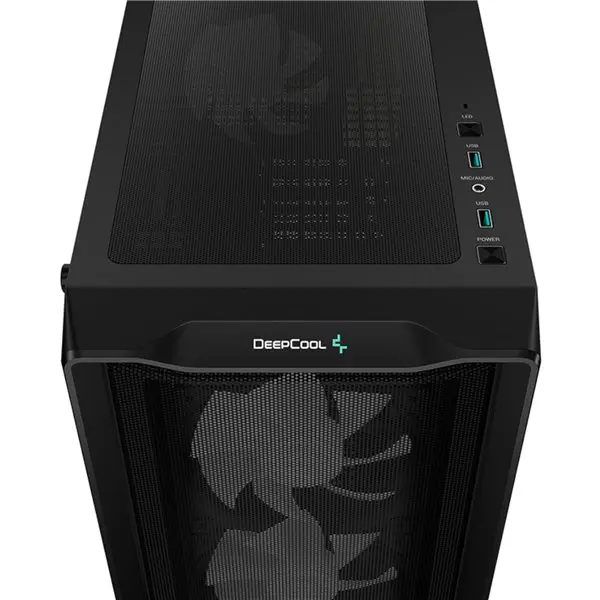 DeepCool CC560 MESH V2 ATX Mid Tower Airflow Gaming Chassis – Black