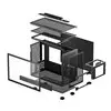 DeepCool CH160 PLUS Micro-ATX Chassis - Black