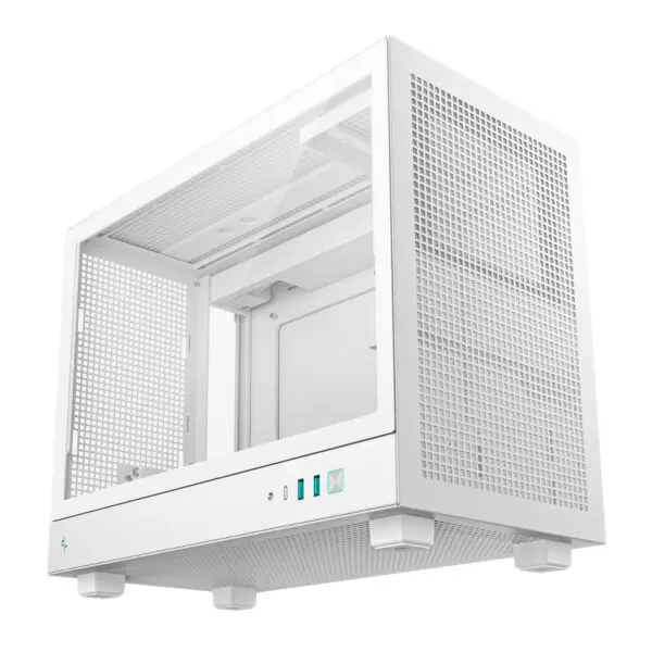 DeepCool CH160 PLUS Micro-ATX Chassis - White