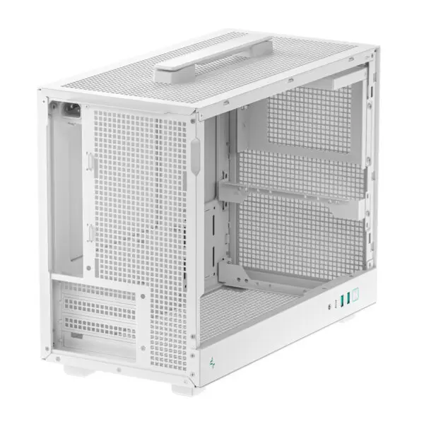 DeepCool CH160 PLUS Micro-ATX Chassis - White