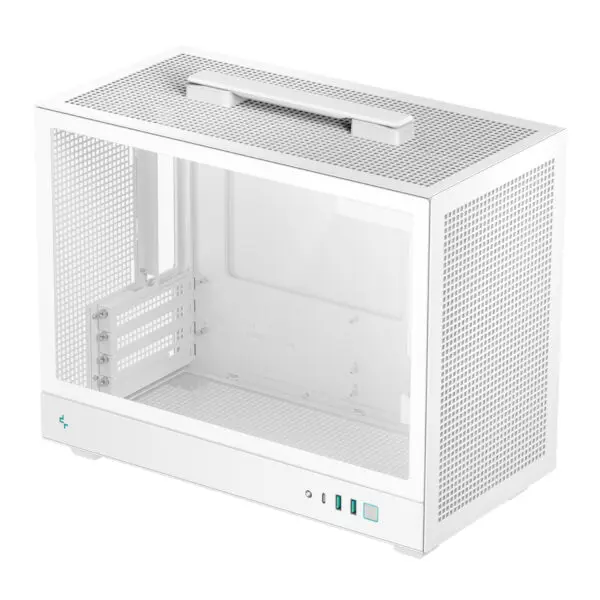 DeepCool CH160 PLUS Micro-ATX Chassis - White