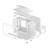 DeepCool CH160 PLUS Micro-ATX Chassis - White
