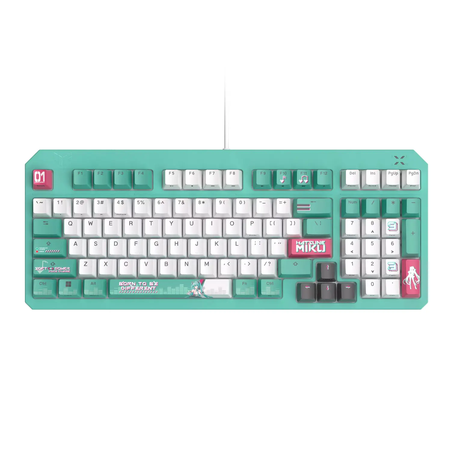 RA09-TUF-GAMING-K3-GEN-II Asus-TUF-Gaming-K3-Gen-II-Hatsune-Miku-Edition-Gaming-Keyboard wr 01a Asus TUF Gaming K3 Gen II Gaming Keyboard Hatsune Miku Edition
