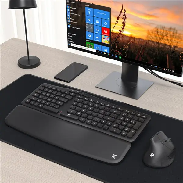 Redragon BS7161 2.4G Wireless Keyboard and Mouse Combo - Black