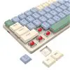 Redragon BS8772 Wireless Keyboard and Mouse Combo - Cream/Blue