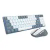 Redragon BS8772 Wireless Keyboard and Mouse Combo - Grey/White