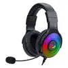 REDRAGON Over-Ear PANDORA USB (Power Only)|Aux (Mic and Headset) RGB Gaming Headset - Black