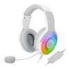 REDRAGON Over-Ear PANDORA USB (Power Only)|Aux (Mic and Headset) RGB Gaming Headset - White