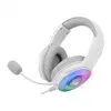 REDRAGON Over-Ear PANDORA USB (Power Only)|Aux (Mic and Headset) RGB Gaming Headset - White