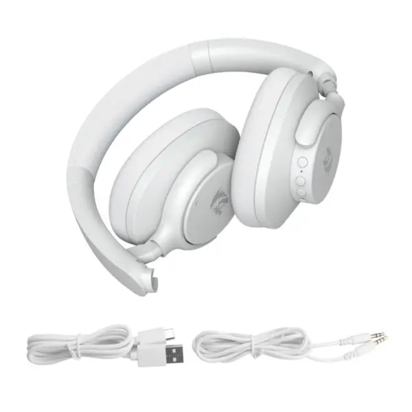 Redragon H610 VIBECORE ANC Bluetooth Wireless Over-ear Headphones – White