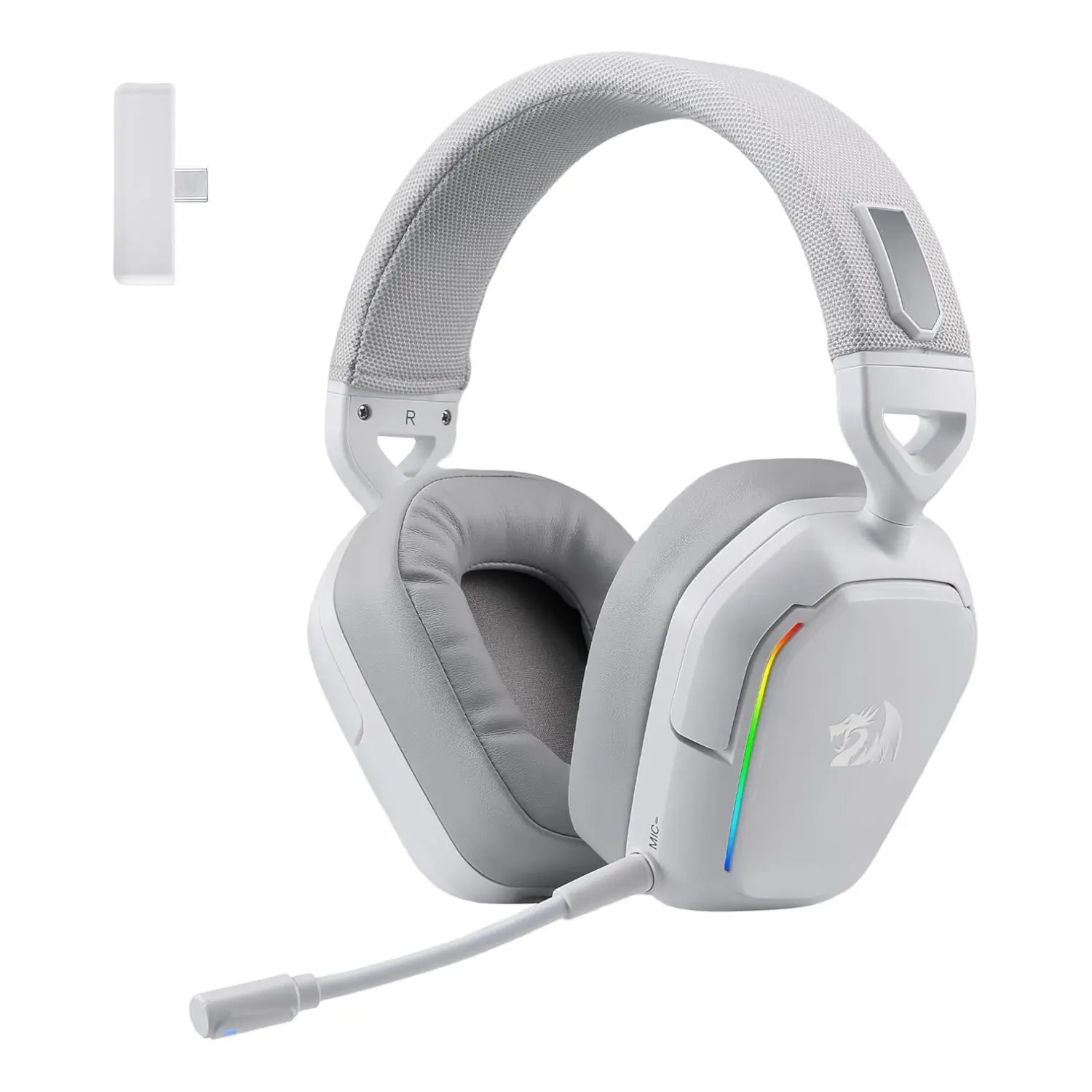 RD-H868-WR-01-1 Redragon H868 RGB Wireless Gaming Headset - White